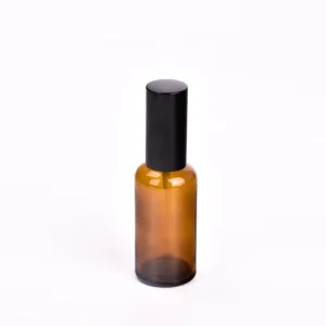 Premium Amber Color Glass Bottle 50ml Aroma Essential Oil Bottle with Spray Head
