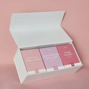 Premium Customizable Eco Friendly Rigid Gift Box Matt Lamination UV Coating Scented Candles Face Cream Packaging Magnetic