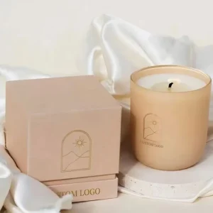 Premium Handmade Cup Fragrance Scented Candle Senior Gift Box Rigid Cardboard Base and Lid Wax Soy Aroma Candle Packaging Box
