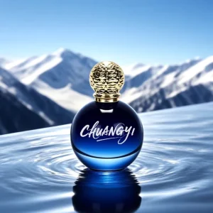 Premium Luxury Round Glass Perfume Bottle With Packaging Box Customizable 30ml 50ml 100ml