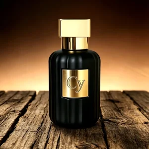 Premium Round 30ml 50ml 100ml Men’s Perfume Bottle Black Ribbed Glass with Gold Metal Label Custom Packaging Box