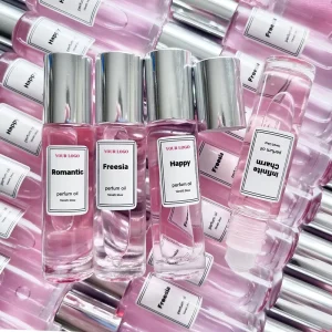 Private Label 10ml Oriental Floral Jasmine Sweet Fruit Fragrance Parfums Roll on Essential Perfume Oil