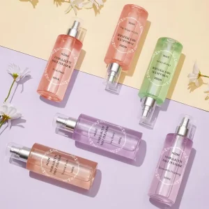 Private Label Body Hair Mist Perfume Non alcoholic Increase Long lasting Fragrance Deodorizing Spray