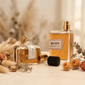 Private Label Clear Glass Perfume Packaging 100ml 50ml Empty Fragrance Mist Spray Bottle