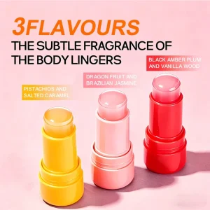 Private Label Custom Makeup Moisturizing Fruit Solid Deodorant Cream Vegan Long Lasting Jelly Perfume Stick