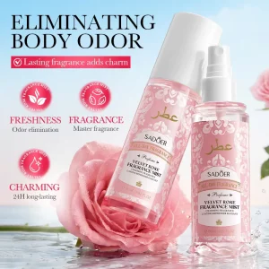 Private Label Mini 80ml Velvet Rose Fragrance Mist 24H Long Lasting Eau De Parfum Deodorant Body Perfume Spray Women Custom Logo