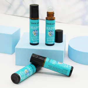 Private Label Natural Organic 10ml Roller Bottle Perfume Oil Essential Oils Roll on Mint and Lemon for Sleep Helping