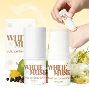 Private Label New Scent Bergamot Pepper Jasmine Lily of the Valley Musk Aroma Parfum Balm Long Lasting 6g Solid Perfume Stick