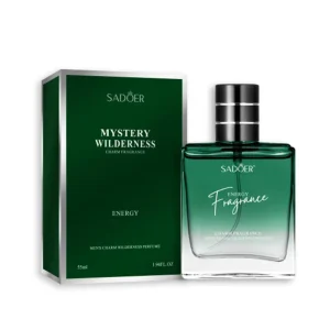 Private Label OEM 55ml Men Charm Wilderness Parfum Woody Scent 24H Long Lasting Fragrance Eliminate Body Odor Custom Logo