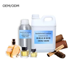 Private Label Sandalwood Leather Fragrance Oil Customizable for Aromatherapy Perfume Candles and Toiletries