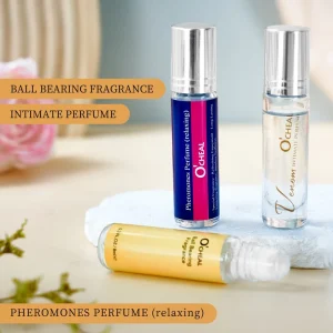 Professional Floral Pheromone Perfume Long Lasting Fresh Aromatic Scent Premium Portable Luxurious Rollerball Cologne