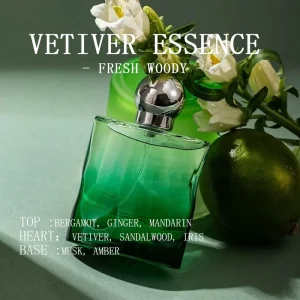 Pure Vetiver Soapy Scent Long Lasting Unisex Perfume Jasmine Tuberose Freesia