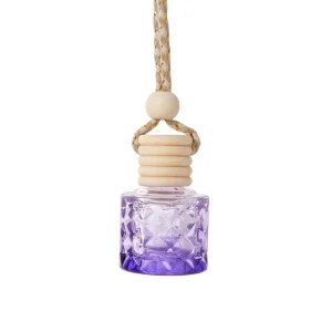 Purple 8ml Bulk Can Scents Wood Organic Car Perfume Organic Odor Auto Air Freshener For Car