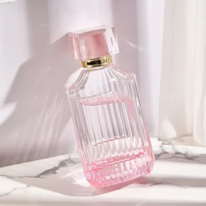 Quality Assurance New Design Private Label Pink Perfume Bottle with Spray Pump
