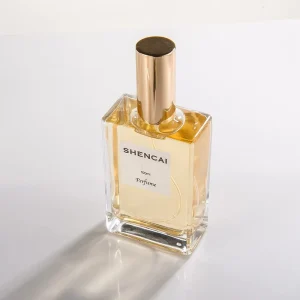 Rectangle Fragrance Refillable Glass Bottles 30ml 50ml 1.7oz 100ml Perfume Spray Bottles with Screw Top Parfum