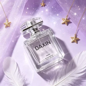 Rectangular Perfume Spray Glass Bottle 30ml 50ml 100ml Empty Unisex Perfume Glass Bottles with Cap