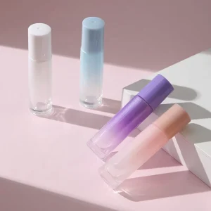 Refill Perfume Glass Roll on Bottle with Metal Roller for Essential Oil Roll on Skin Care Cream Luxury 10ml Custom Color & Logo