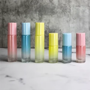 Refillable Roll on Bottle 10 ml Glass Perfume Bottle with Roller Ball