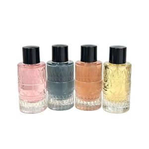 Retro Embossed Glass Perfume 75ML Unisex Luxury Scent Long Lasting Niche Fragrance Private Label Accepted