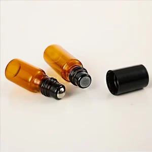 Roll On 1ml 10ml Amber and Clear Glass Bottles for Essential Oils