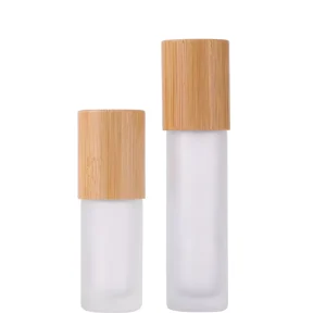 Roll On Perfume Bottles 5ml 10ml 15ml Sizes with Bamboo Lids Minimum Order 100pcs