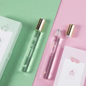 Roll On Perfume Peach Gardenia Tea Portable Small Long Lasting Fragrance Antiperspirant Deodorant Stick Women Perfume