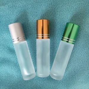 Roll on Bottle 5ml 10ml 15ml Perfume Glass Roll on Bottle with Roller Ball (can Do All Print)