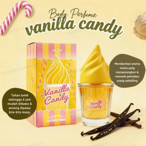 Romantic Girlish Gift 100ml Vanilla Candy Sweet Dessert Aroma Persistent Fragrance Attractive Swirl Bottle IceCream Perfume