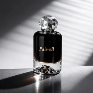 Round 100ml Glass Perfume Spray Bottles with Spray Cap and Box Empty Bottles