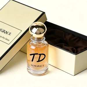 Round 30ml 50ml 100ml Glass Clear Perfume Bottle Spray Bottle with Custom Logo
