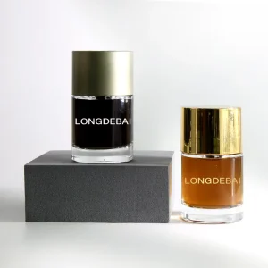 Round Cap Custom Luxury Clear Empty Crimp Glass Perfume Spray Bottle 30ml 50ml 100ml Perfume Bottle