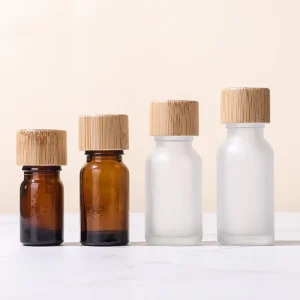 Round Glass Bottles 5ml 10ml 15ml 20ml 30ml 50ml 100ml Amber Clear Essential Oil Glass Aromatherapy Tincture Bottle