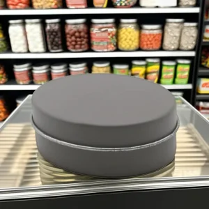 Round Tinplate Storage Box Printed Metal Can With Cover For Sweet Snack Solid Perfume Hair Wax Packaging Case