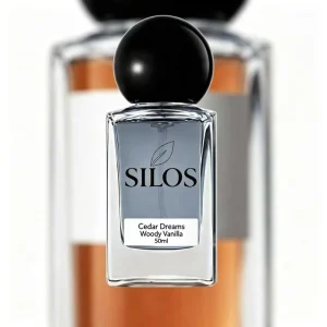 SILOS Cedar Dreams Liquid Woody Vanilla Luxury Perfume Long Lasting Fragrance