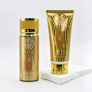 Saudi Arabia Men’s Perfume Lotion Set Long Lasting Charming Woody Fragrance for Daily Occasions Perfume