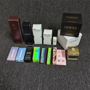 Skincare Cosmetic Set Paper Packaging Box Custom Luxury Gift Box for Candle Perfume Aromatherpy Diffuser Box