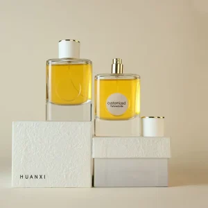 Sleek Rectangular 50ml 100ml Luxury Fragrance Atomizer Refillable Matte Glass Perfume Bottle with Engraving and Box