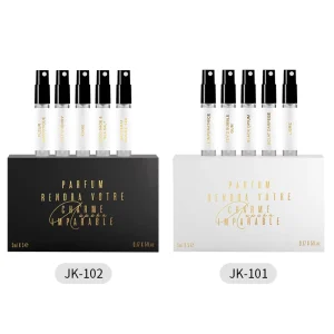 Small Black 5X5Ml Women Perfume Gift Set Travel Size Parfums Sample Pocket Long Lasting Fragrance Mist Body Perfume Spray