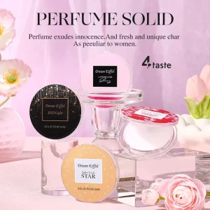 Solid Perfume Retains Fragrance for a Long Time. The Solid-state Aroma Is Charming and Fragrant. Pocket Solid Perfume Is Portable.