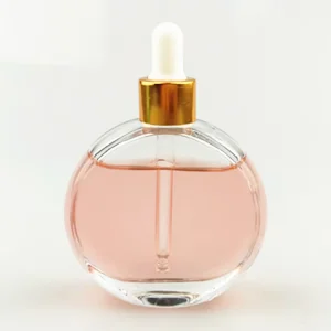Special Design Luxurious Glass Perfume Essential Oil Eye Drops 30ml 50ml 100ml Luxury Perfume Bottle Rose Gold Pump Sprayer