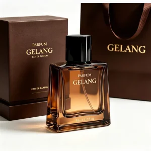 Square Amber Perfume Bottle 50ml Custom Gold Stamping Logo Empty Perfume Bottle Spray One-stop Service