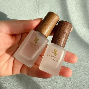 Square Roll On Glass Essential Oil Bottle 10ml 15ml Custom Color & Logo