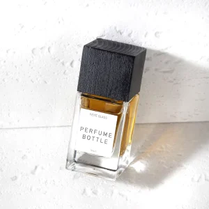 Square Vintage Empty Perfume Bottle 30ml 50ml 100ml Luxury Women and Men Perfume Spray Glass Bottle With Wooden Cap
