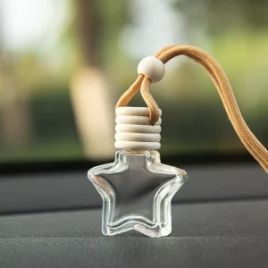 Star Aromatherapy Bottle 10ml Perfume Essential Oil Car Pendant Air Freshener Bottle