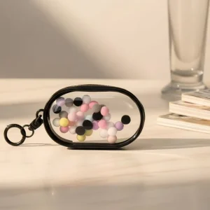 Storage Bag Foldable Customised Transparent Streetwear Bags Artdeco Light Weight Charms Makeup Custom Storage Bag