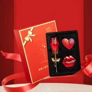Supplier Box Gift Rose love Sweet Kiss Floral Lasting Fragrance Women’s Perfume Set
