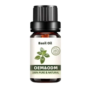 Supply of 100% Pure Natural Aromatherapy Basil Essential Oils Perfume Creation Essential Oil Premium Perfume Gift Packaging Box
