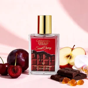 Sweet Love Caramel Dream Sugar Cotton Candy Vanilla Cream Dark Chocolate Musk 30ml 1.0fl oz Long Lasting Mist Women Perfume
