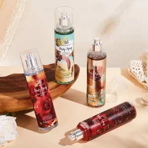 TAO BEAUTY 150ml Body Spray 4 Flavors Long Lasting Rose Lily Coconut Dark Kiss Floral Fruity Mist for Women Regular Size Luxury