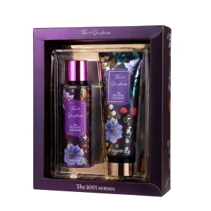 The 1001 Senses Women Perfume Gift Set Flower Fragrance Mist Body Lotion Sets 2pcs Floral Smell Scent Body Mist for Women Girl